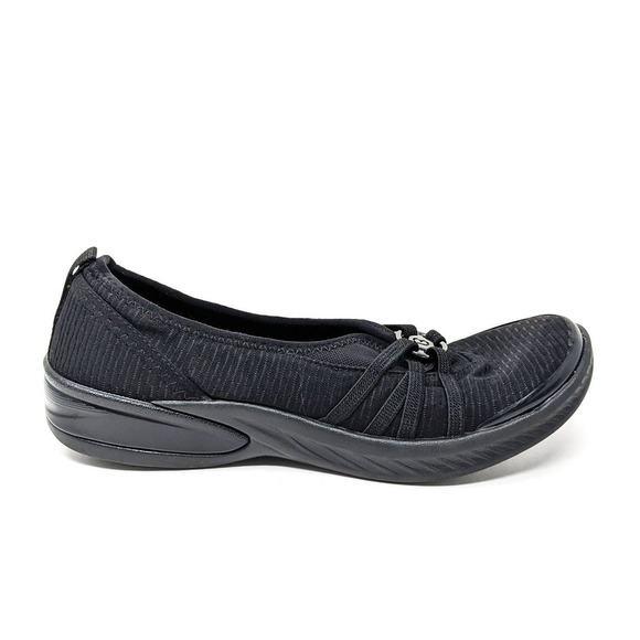 Bzees Shoes Womens 7 Niche Black Flats Slip On Comfort Sneakers - Picture 2 of 8